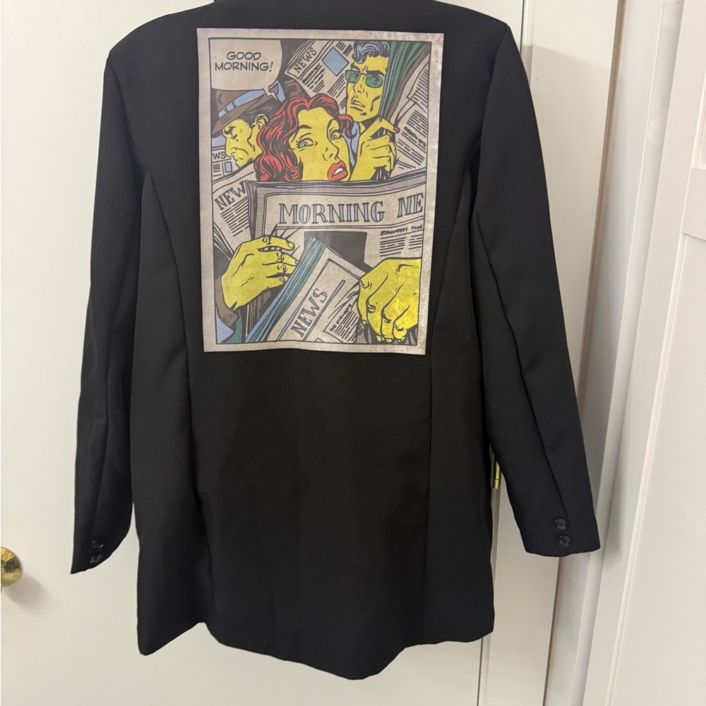 Gaoji Fushi; (like NEW); Funky Jacket/blazer (Sz Lg; seems like a Medium)